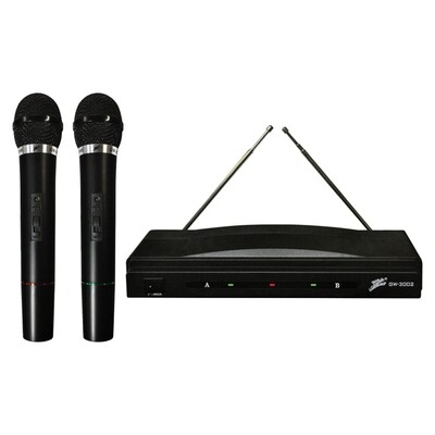 Studio Z (GW3002) Dual Microphone System with Wireless Receiver