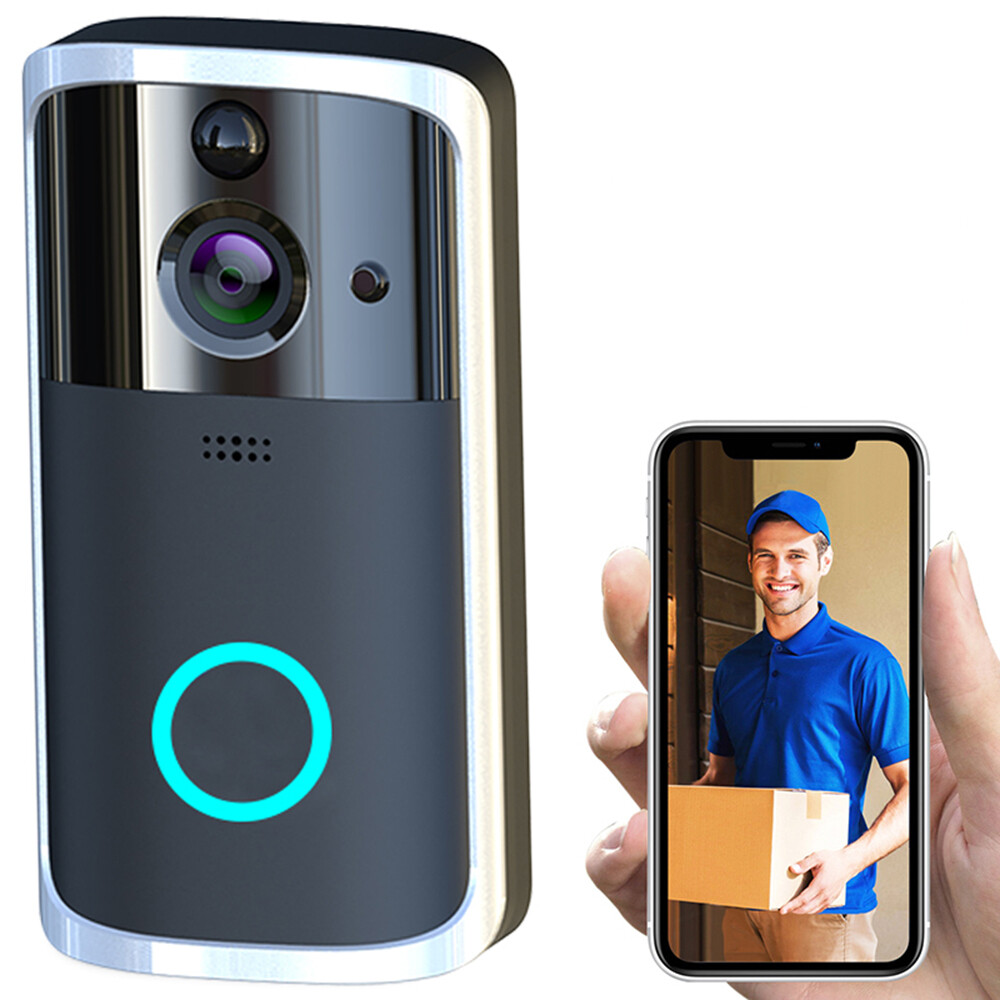 Color: Silver - WiFi Video Doorbell Camera