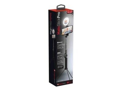 Tzumi ON AIR Halo Stick Pro 5&quot; Ring Light with Extendable 55&#39; Tripod ( Case of 3 )