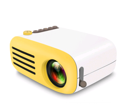 Style: Without battery - Mini LED Pocket Projector Home  USB HDMI Video Portable Projector Optional Battery