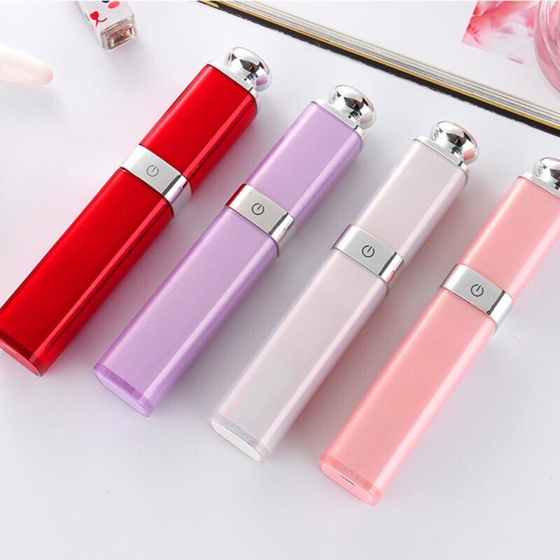 Color: Red, Style: Bluetooth control - Portable Selfie Tripod Mini Folding Selfie Stick S1 Lipstick Lip Gloss Universal Bluetooth/Wired Mopond For iPhone/OPPO/VIVo