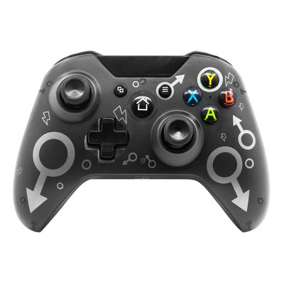 Wireless 2.4GHz Game Controller for Xbox One for PS3 PC Games Joystick Gamepad with Dual Motor Vibration gray
