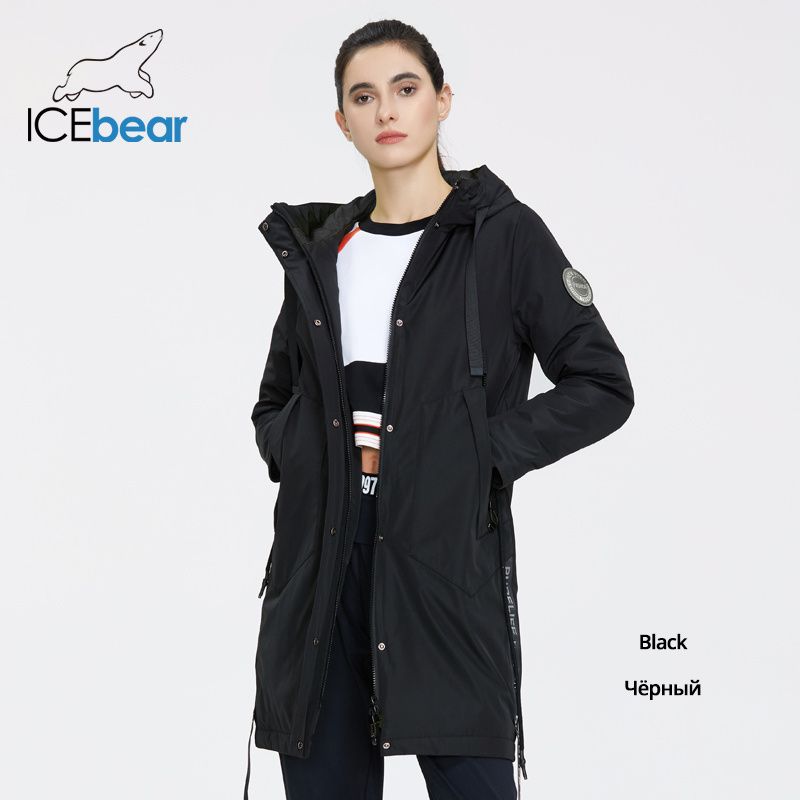 ICEbear 2022 new fall women 39 coat with a hood casual wear quality fashion autumn parka  brand clothing GWC20035D