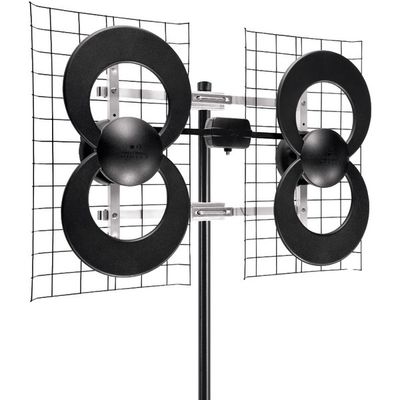 Antennas Direct C4-CJM ClearStream 4 Quad-Loop UHF Outdoor Antenna with 20&quot; Mount