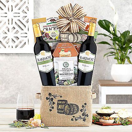 Blakemore Red Duet: Wine Gift Basket