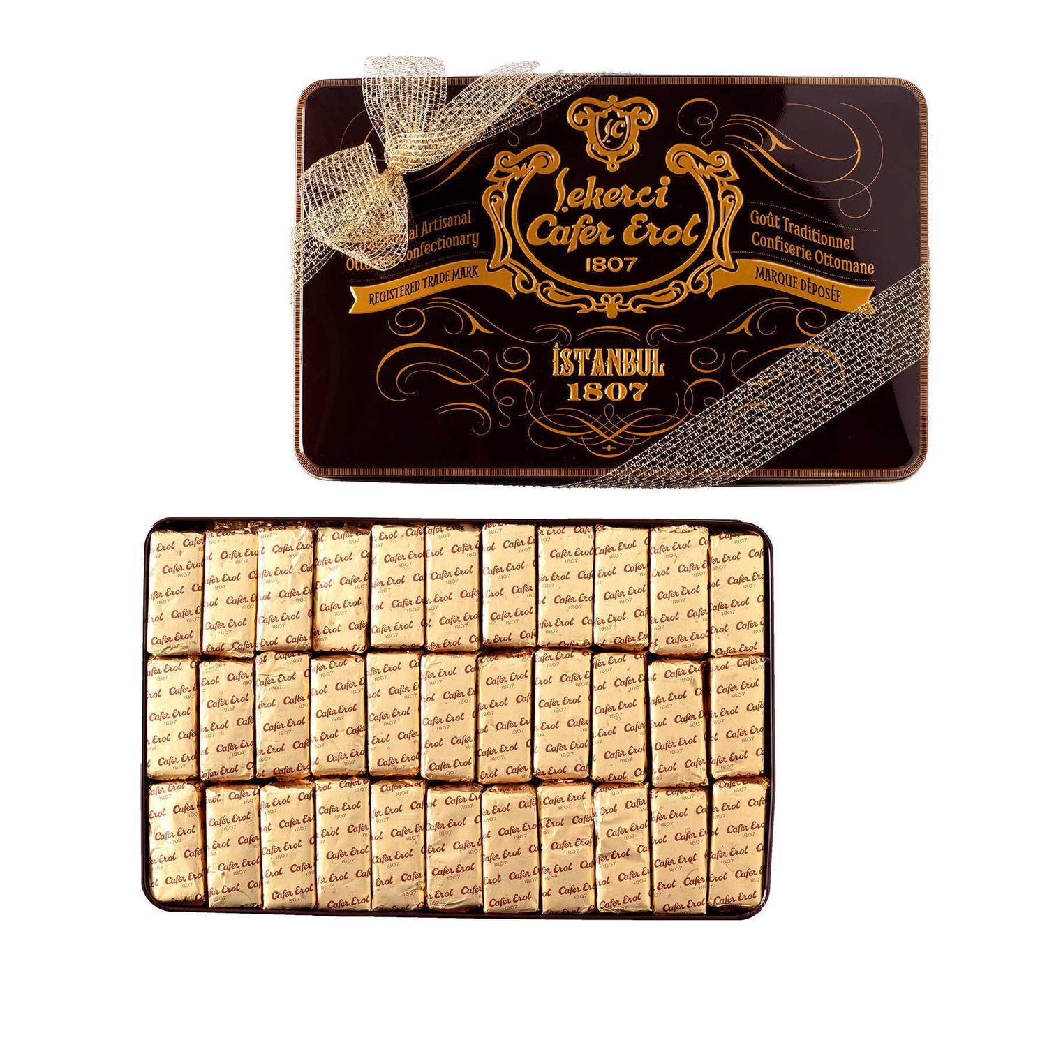 Sekerci Cafer Erol Handmade Milk Cream Wafer XL - Retro Tin Box