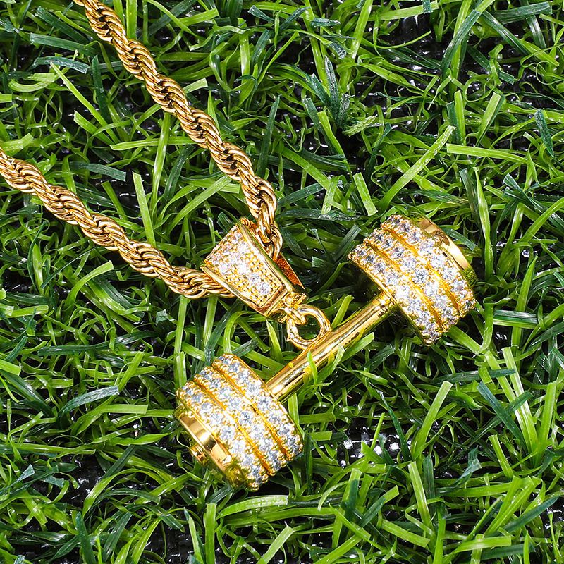 Men&#39;s Full Diamond Hip Hop Pendant Necklace