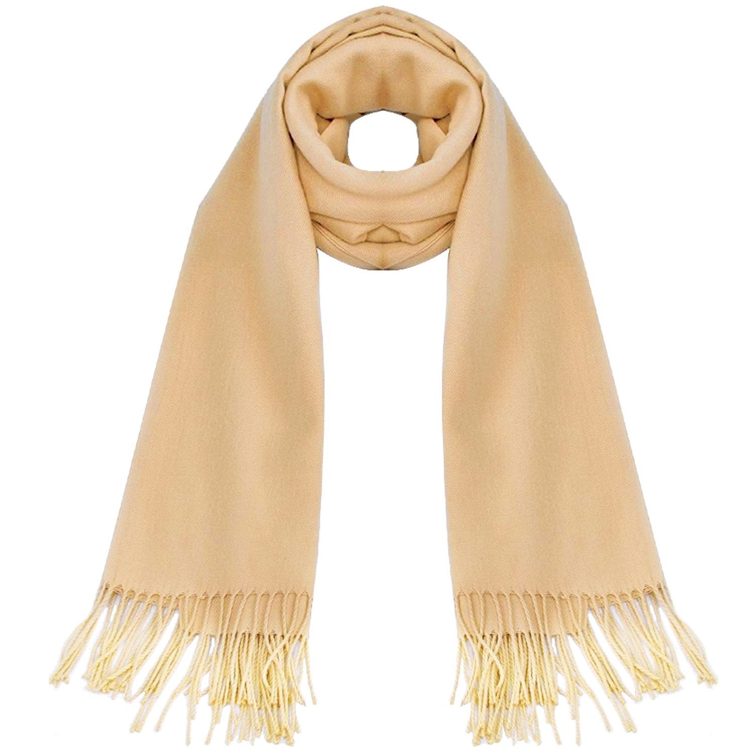 Mens Womens Oversize Cashmere Wool Shawl Wraps Blanket Winter Solid Scarf Soft Pashmina 79&quot; X 28&quot;