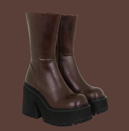 Color: Brown low tube, Size: 41 - Sole High Fashion Over The Knee Women&#39;s Boots