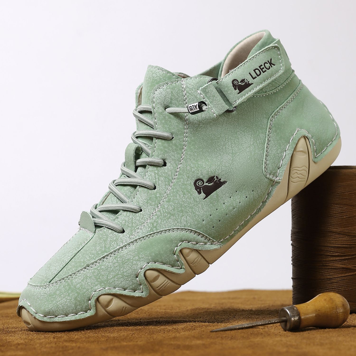 Color: F8008 Apple Green, Size: 41 - High-top Octopus Men&#39;s Shoes Men&#39;s Casual Boots