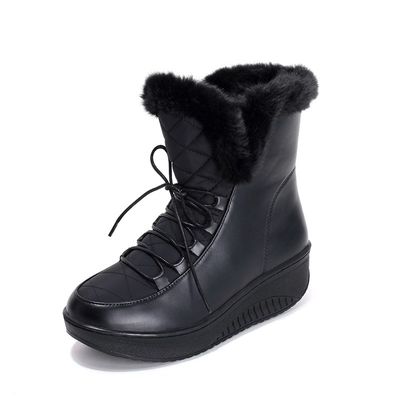 Color: Black, Size: 34 - Women&#39;s Winter Boots