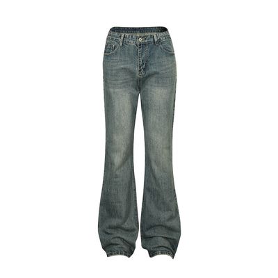 Fashion Brand Hippie Bootcut Trousers Men&#39;s Vintage Wash