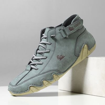 Color: F8008 Green, Size: 42 - High-top Octopus Men&#39;s Shoes Men&#39;s Casual Boots