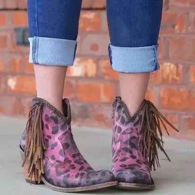 Color: Red, Size: 34 - Women&#39;s thick heel short boots