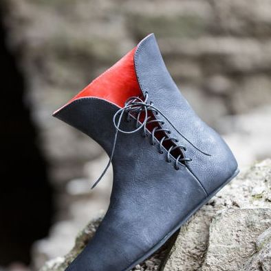 Color: Blue, Size: 48 - Lace Up Martin Boots Flat Large Men&#39;s Shoes