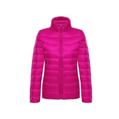 Color: Rose Red, Size: XXL - 5XL 6XL Plus Size Winter Women Very Light Duck Down Coats Jackets Women Long Sleeve Slim Warm Coat Parka Female Autumn Outwear