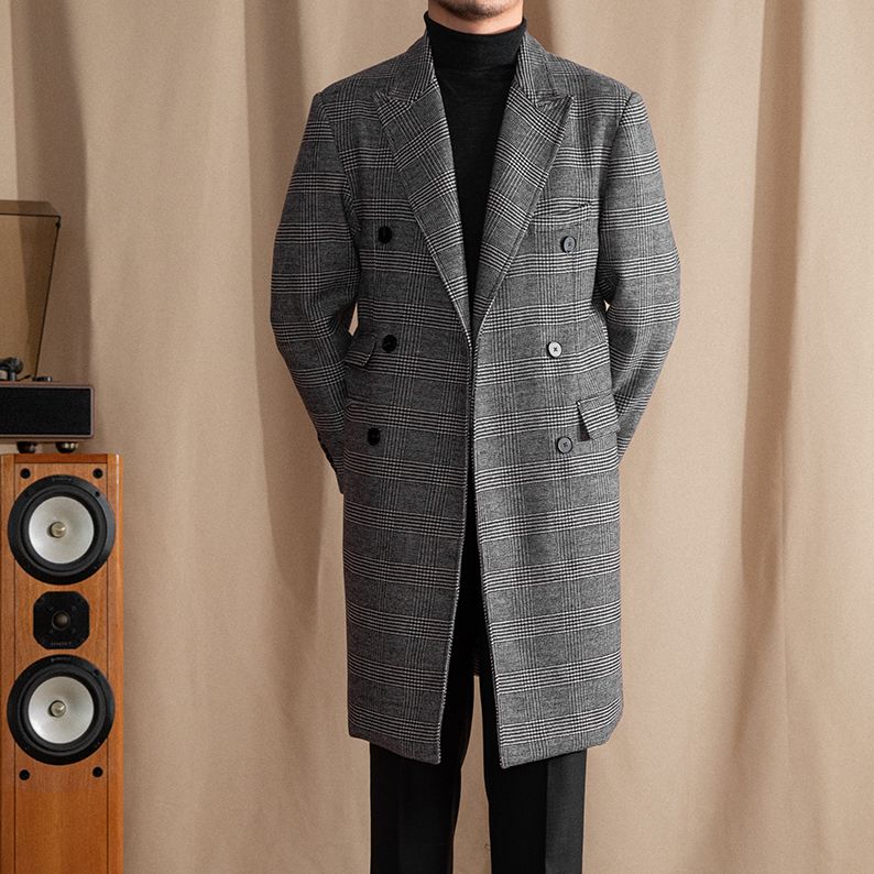 Men&#39;s Mid-length Warm Jacket Winter Thick Style