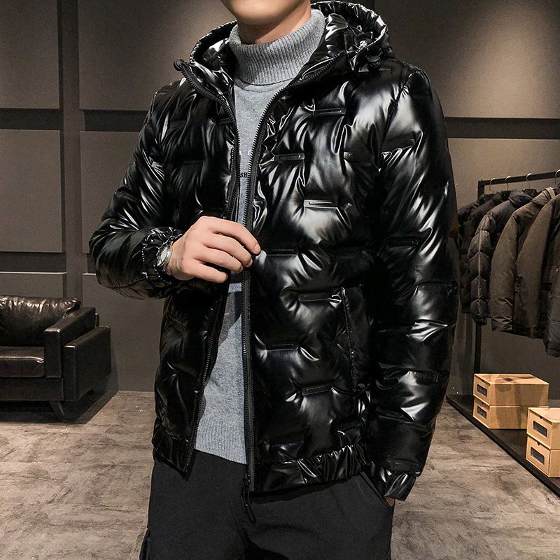 Color: Black, Size: XL - Casual Men&#39;s Winter Warm Ultralight Down Jacket Duck Down Coat