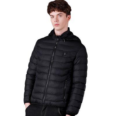 Color: Black1, Size: S - Heated Vest Smart Electric Heating Jacket Men Women Waistcoat Winter