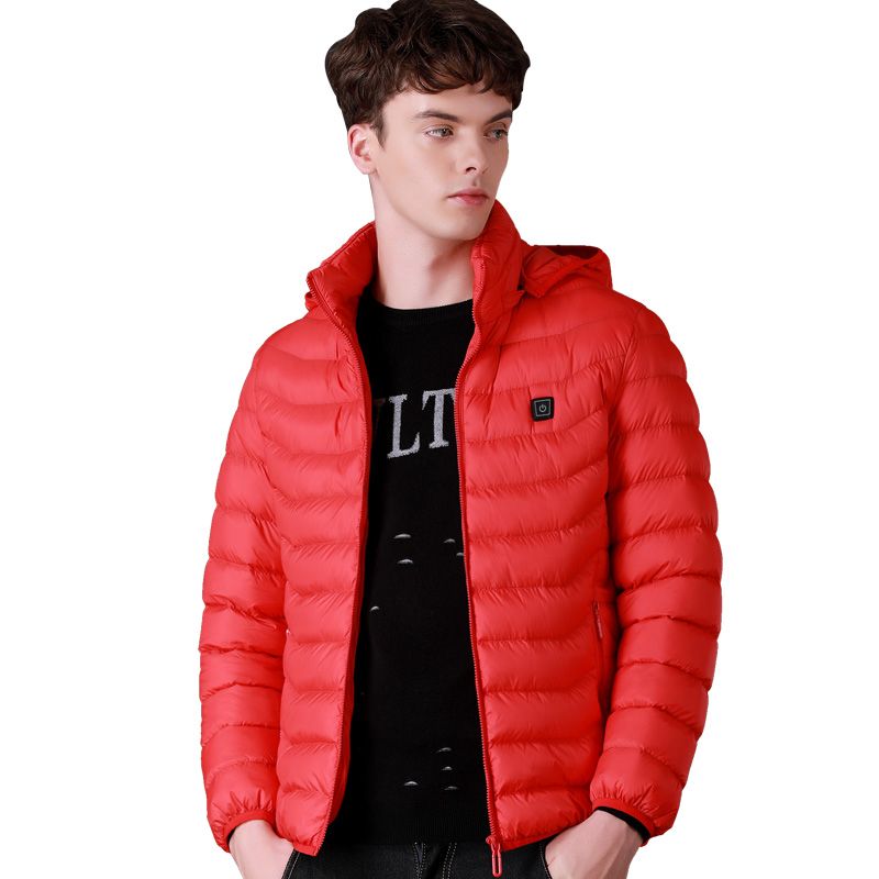 Color: Red1, Size: 3XL - Heated Vest Smart Electric Heating Jacket Men Women Waistcoat Winter