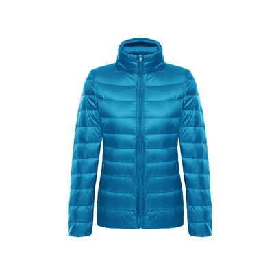 Color: Lake blue, Size: S - 5XL 6XL Plus Size Winter Women Very Light Duck Down Coats Jackets Women Long Sleeve Slim Warm Coat Parka Female Autumn Outwear