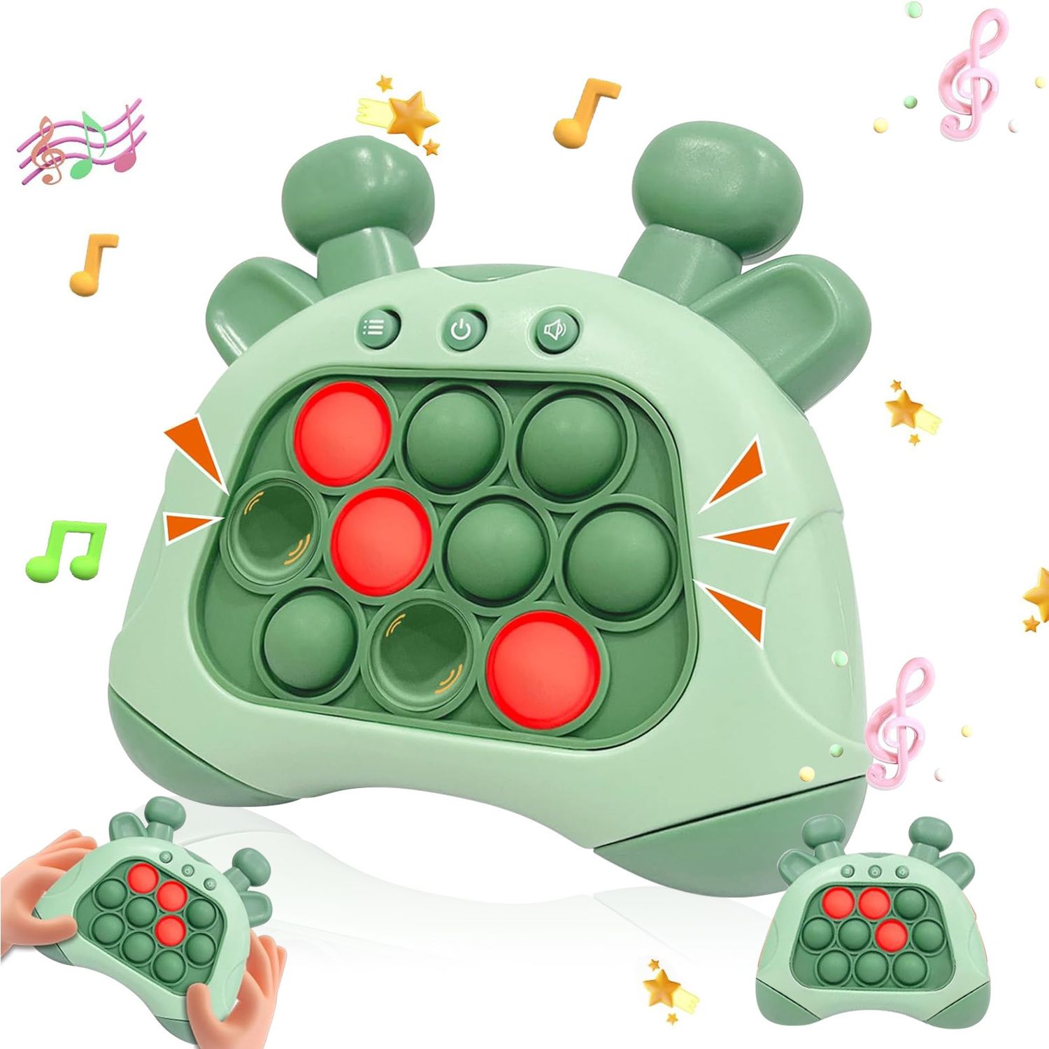 Fast Push Game | Handheld Game for Kids, Push Bubble Light up Sensory Toys, Quick Push Games Sensory Fidget Toy for Autistic Children | Fun Gifts for Kids 3-12