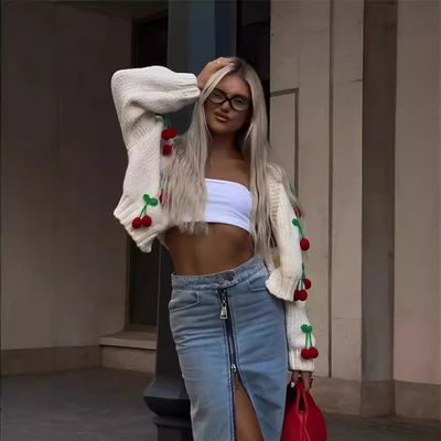 Long Sleeve Sweater Casual Autumn And Winter Sweater Cardigan Coat