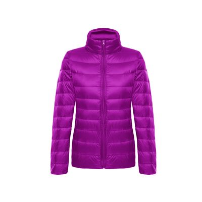 Color: Purple, Size: XL - 5XL 6XL Plus Size Winter Women Very Light Duck Down Coats Jackets Women Long Sleeve Slim Warm Coat Parka Female Autumn Outwear