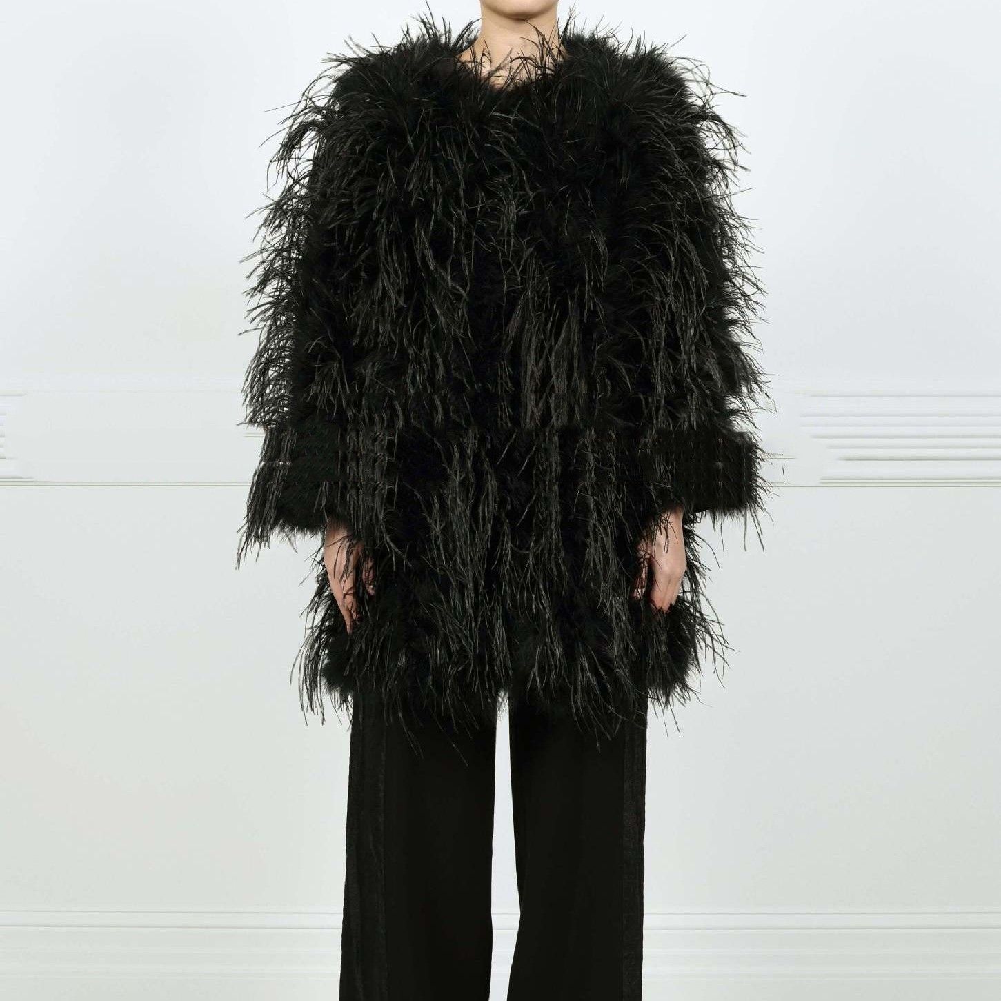 Women&#39;s Fur Coat Mid-length