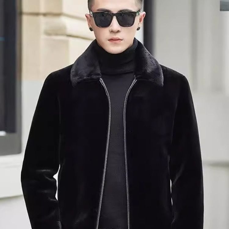 Mink Men&#39;s Fur Mink Fur Coat