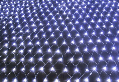 Color: White, Size: 1.5x1.5m 96 leds - Christmas led lights string lights outdoor waterproof fishnet lights full of stars paved holiday lights wedding ins decorative lights Color: White, Size: 1.5x1.5m 96 leds - Christmas led lights string lights outdoor waterproof fishnet lights full of stars paved holiday lights wedding ins decorative lights