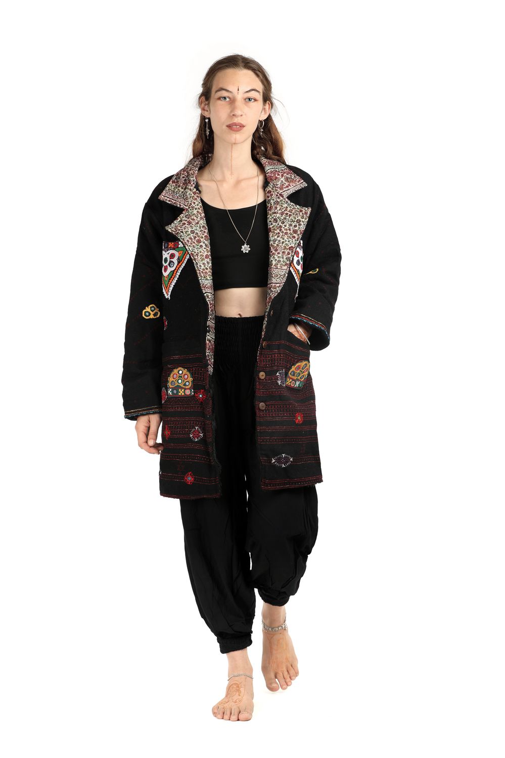 Petite Merino Wool Fur Lined Coat #3