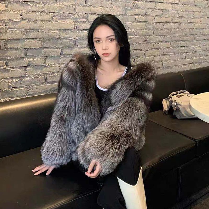 Women&#39;s New Korean Fur Coat