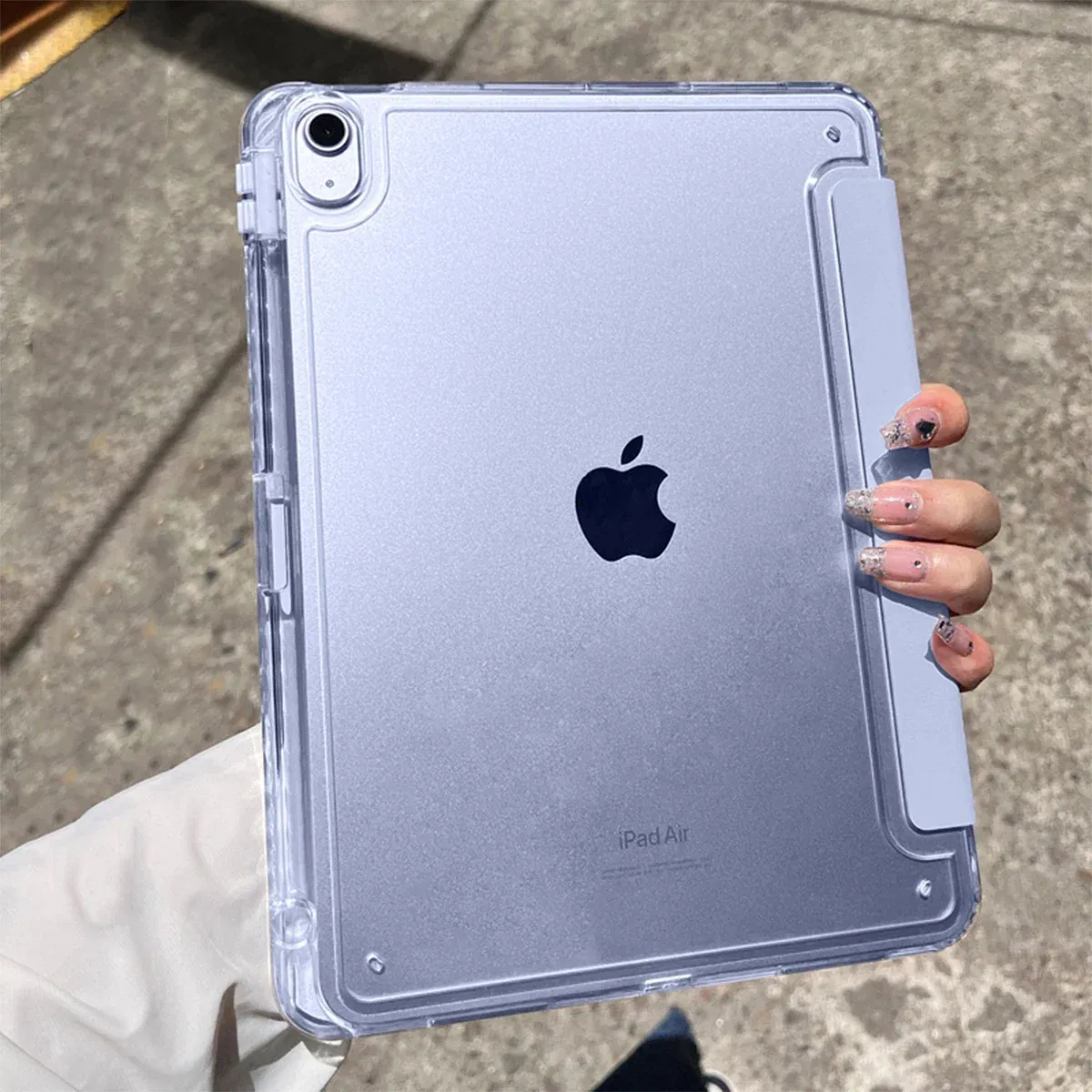 Color: WHITE, Size: iPad Pro12.9 - With Pencil Holder Case for iPad Pro 11 iPad 10th Generation iPad 10.2 8th 9th Gen Cover for iPad Air5 4 10.9 Pro 12.9 13 2022