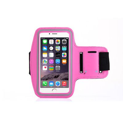 Color: Rose Red, Size: 4.7 inch - Running mobile arm bag arm with arm bag