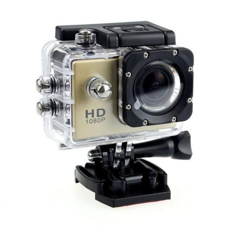 Outdoor Action Camera 30m Waterproof Diving Camcorder Multifunctional Hd 4k Sj4000 Underwater Dv Camera gold
