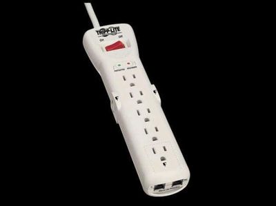 Surge protector power strip 120v 7 outlet rj11 15feet  cord 2520 joules