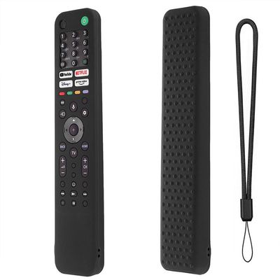 Silicone Protective Sleeve Shockproof Case Cover Compatible For Sony Rmf Tx520p Tx520e Tx520b Tx520t 4k8k Tv Remote Control black suit