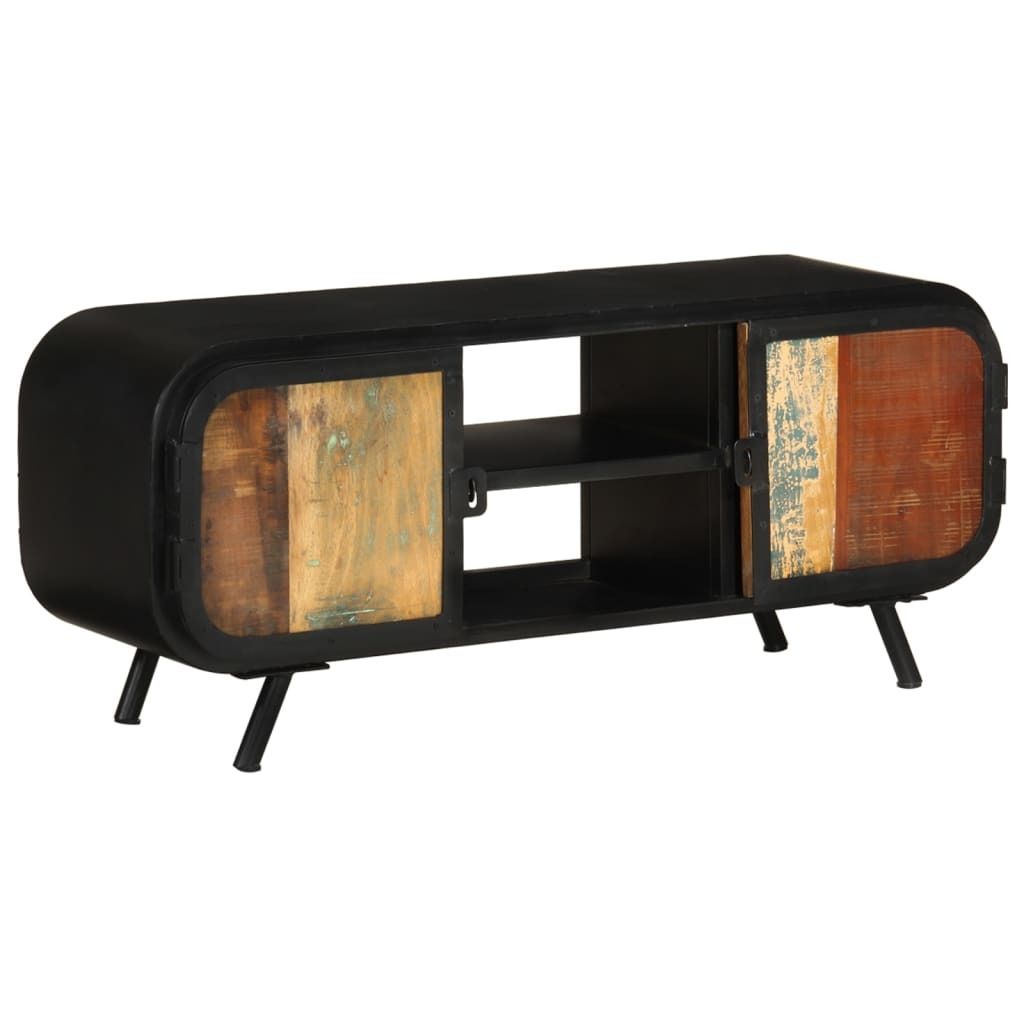vidaXL TV Stand 43.3&quot;x11.8&quot;x17.7&quot; Solid Wood Reclaimed