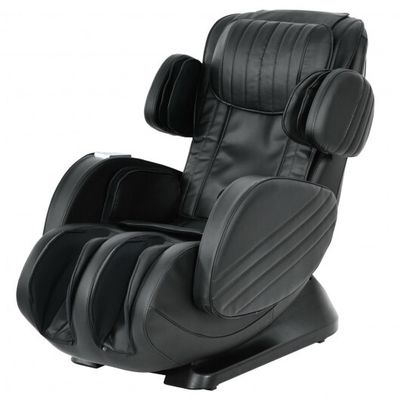 Soothe 07 - Massage Chair Recliner with SL Track Zero Gravity Free Indoor Delivery - Color: Black