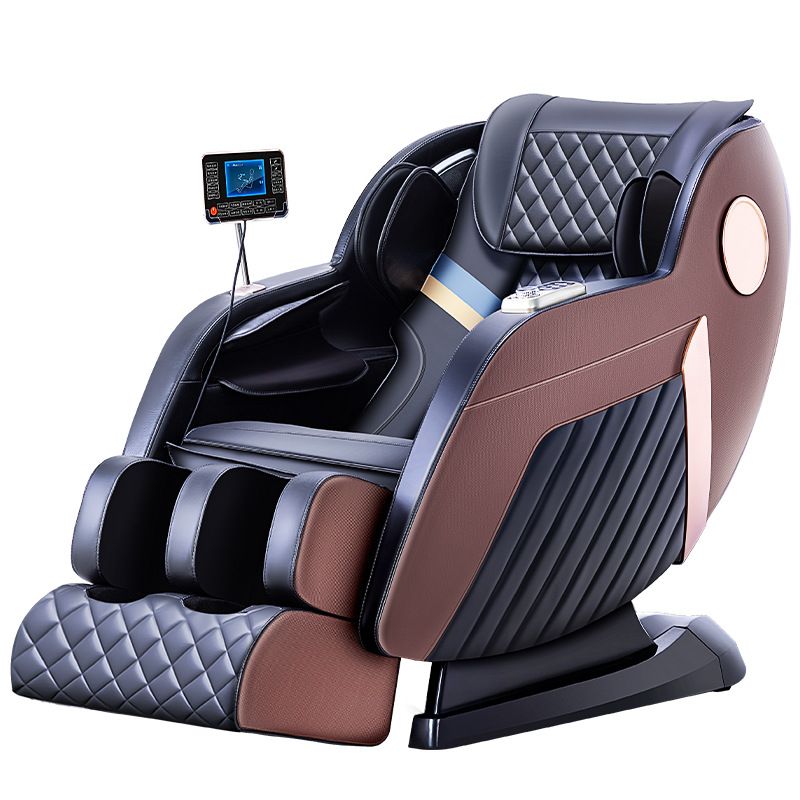 Color: Brown, Electrical outlet: AU - Full-automatic Domestic Capsule Massage Chair