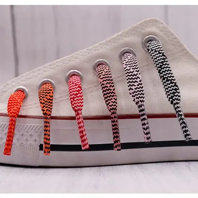 Color: PURPLE, Ships From: CHINA, Length: 80cm - Weiou Lace 7MM Women Men Unisex Pajamas Waist Cordon Polyester Sneaker Flat Rope 120-180Cm Double Colors Mixed String Wholesale