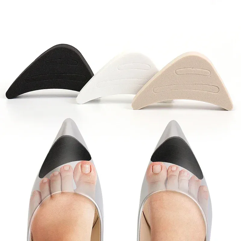 Color: WHITE, Ships From: france - High Heel Toe Plug Insert Shoe Big Shoes Toe Front Filler Cushion Pain Relief Protector Foot Care insert Women Shoes Accessories