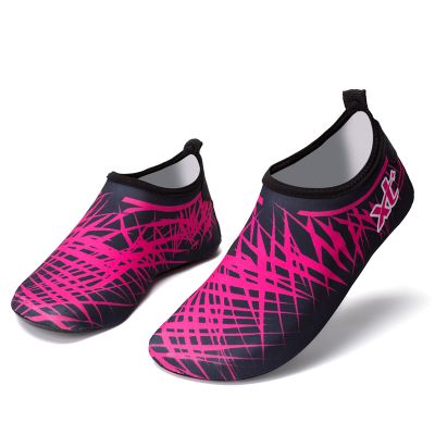 Size: 28 29, Color: Red Stripe - Sunice men&#39;&#39;s and women&#39;&#39;s diving shoes Ultra-light snorkeling, swimming, outdoor beach shoes, treadmill, parent-child anti-skid