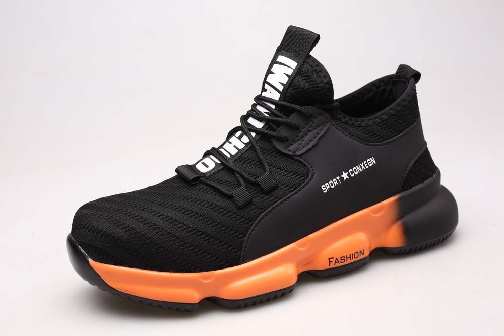 Color: Orange, Size: 36 - Safety shoes
