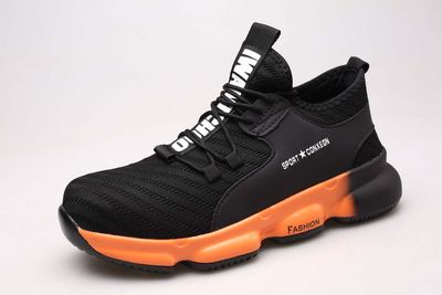 Color: Orange, Size: 36 - Safety shoes