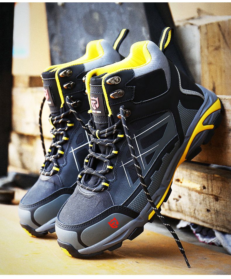 Color: Gaobang, Model: 42 - Anti-smashing and anti-piercing old labor insurance shoes in summer