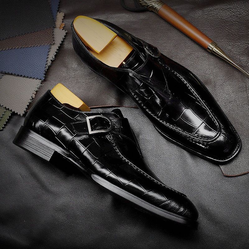 Color: Black, Size: 41 - Fashion Trend Men&#39;s Low-Top Pointed Toe Shoes