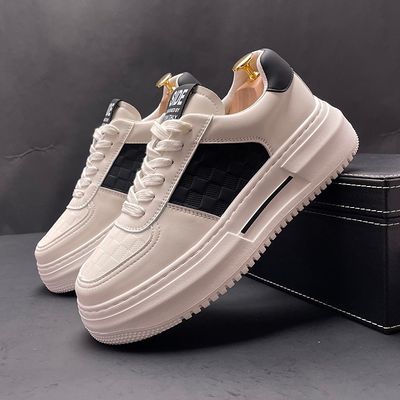 Color: Black inside increased 1.2cm, Shoe size: 43 - Stylish Sports And Casual Shoes