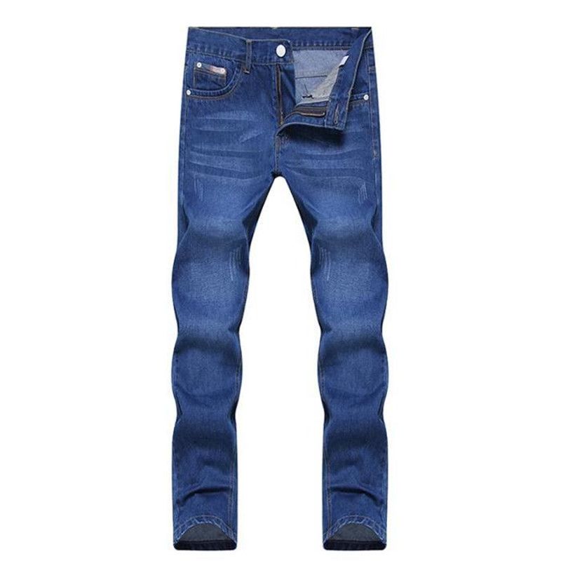 style: B1, Size: 34 - Men&#39;s cats must straight jeans jeans tide men&#39;s slim men&#39;s pants